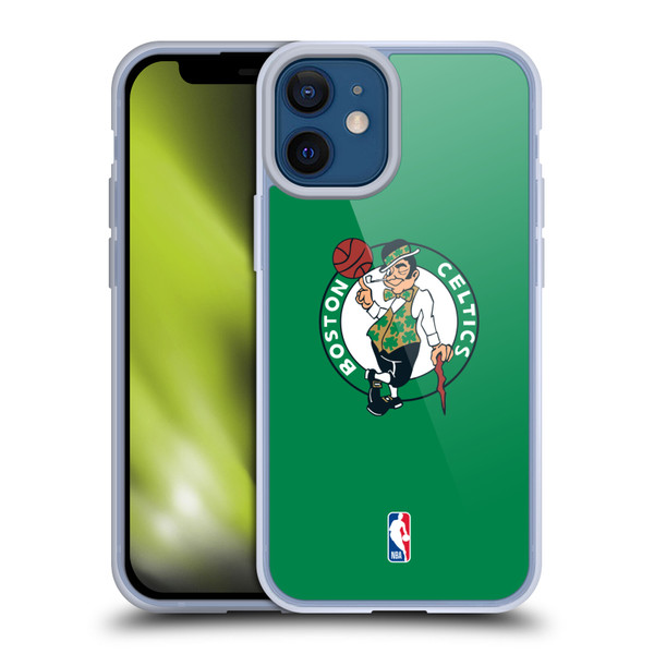 NBA Boston Celtics Plain Soft Gel Case for Apple iPhone 12 Mini & MagSafe