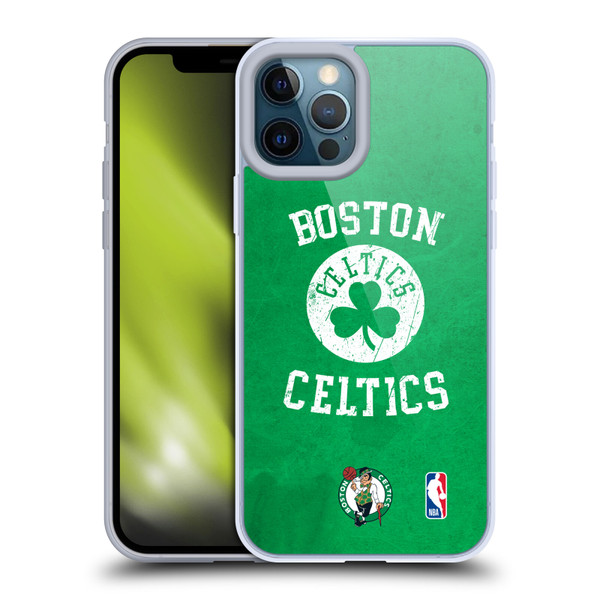 NBA Boston Celtics Distressed Soft Gel Case for Apple iPhone 12 Pro Max & MagSafe