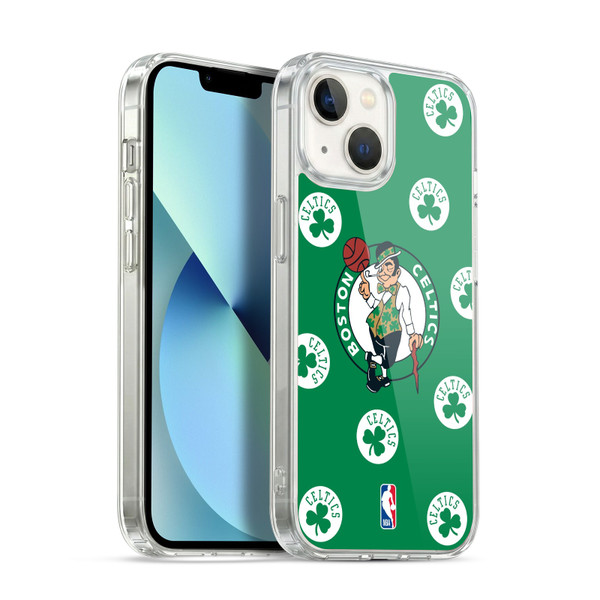 NBA Boston Celtics Patterns Soft Gel Case for Apple iPhone 13