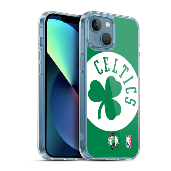 NBA Boston Celtics Oversized Soft Gel Case for Apple iPhone 13 Mini & MagSafe