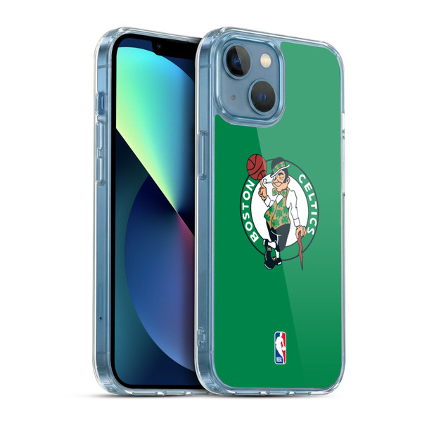 NBA Boston Celtics Plain Soft Gel Case for Apple iPhone 13 Mini & MagSafe
