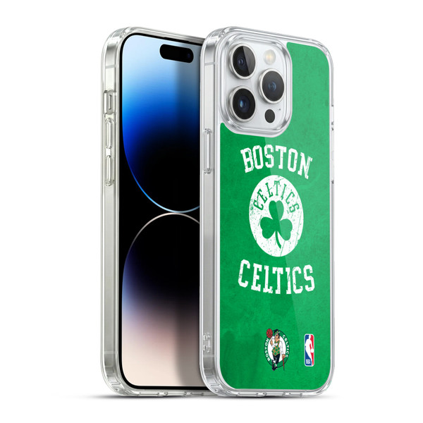NBA Boston Celtics Distressed Soft Gel Case for Apple iPhone 13 Pro Max & MagSafe