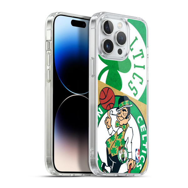 NBA Boston Celtics Half Oversized Soft Gel Case for Apple iPhone 13 Pro Max & MagSafe