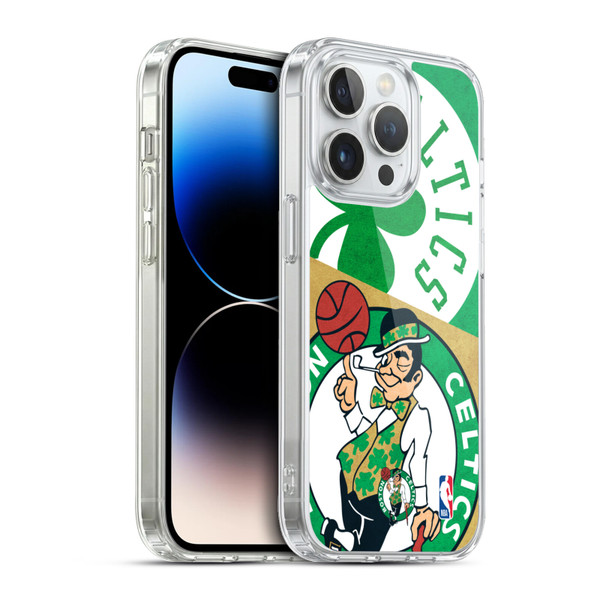 NBA Boston Celtics Half Oversized Soft Gel Case for Apple iPhone 13 Pro & MagSafe
