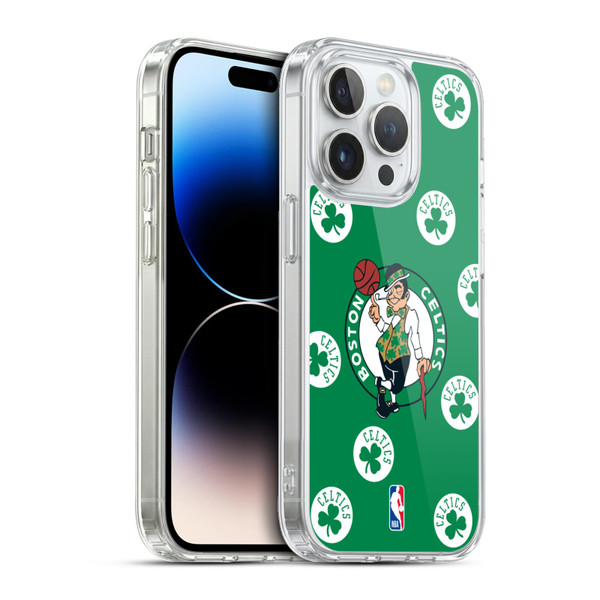 NBA Boston Celtics Patterns Soft Gel Case for Apple iPhone 13 Pro & MagSafe