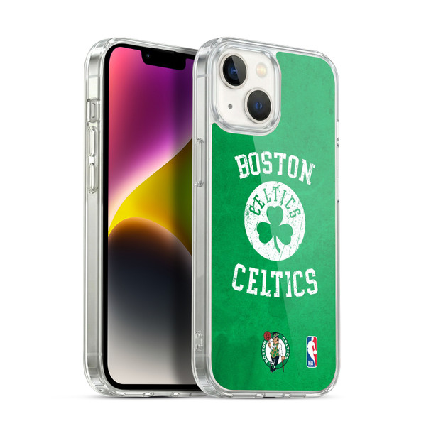 NBA Boston Celtics Distressed Soft Gel Case for Apple iPhone 14