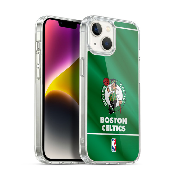 NBA Boston Celtics Horizontal Banner Soft Gel Case for Apple iPhone 14