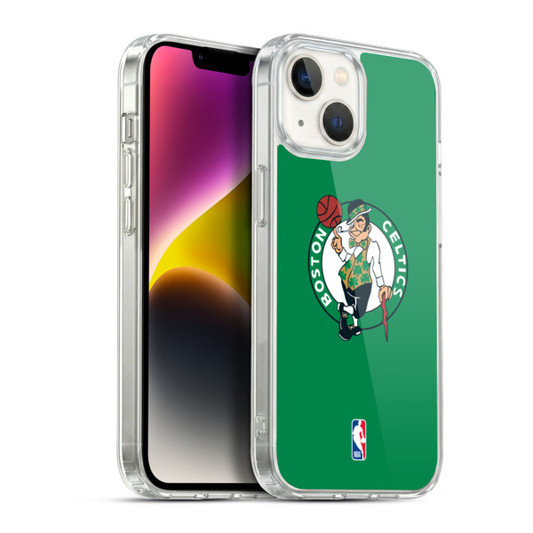 NBA Boston Celtics Plain Soft Gel Case for Apple iPhone 14