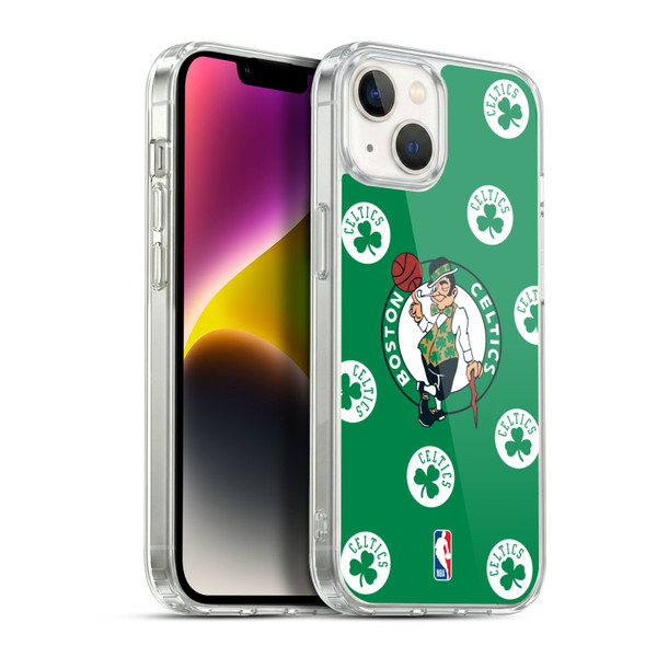 NBA Boston Celtics Patterns Soft Gel Case for Apple iPhone 14 Plus & MagSafe