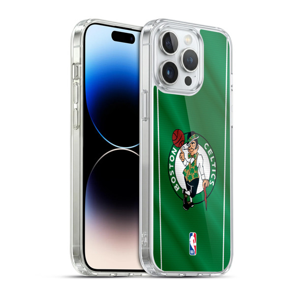 NBA Boston Celtics Vertical Banner Soft Gel Case for Apple iPhone 14 Pro Max & MagSafe