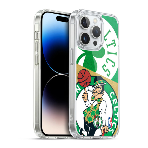 NBA Boston Celtics Half Oversized Soft Gel Case for Apple iPhone 14 Pro & MagSafe