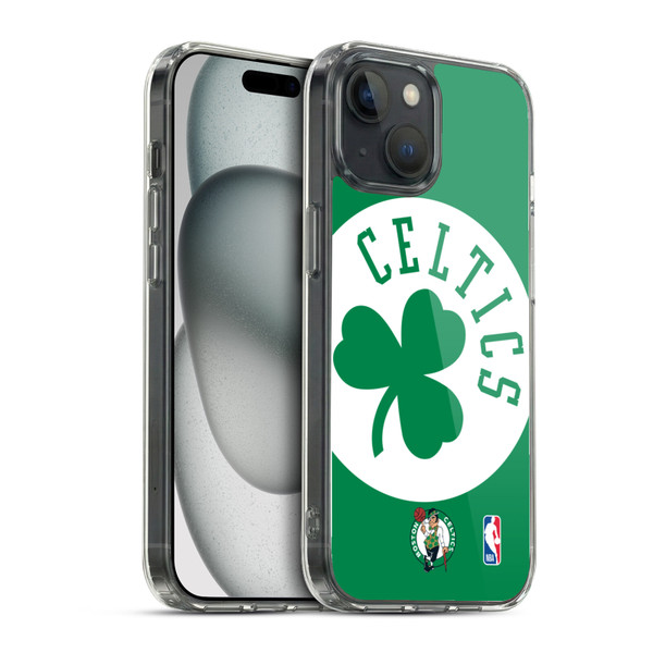 NBA Boston Celtics Oversized Soft Gel Case for Apple iPhone 15 & MagSafe