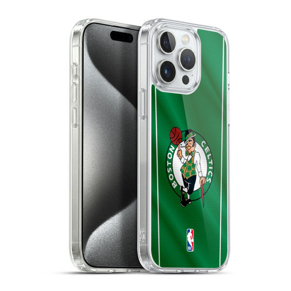 NBA Boston Celtics Vertical Banner Soft Gel Case for Apple iPhone 15 Pro Max & MagSafe