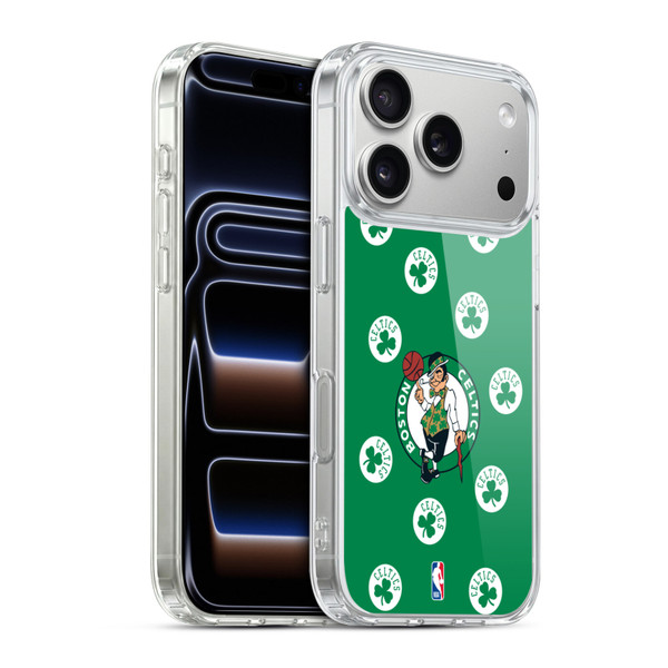NBA Boston Celtics Patterns Soft Gel Case for Apple iPhone 17 Pro