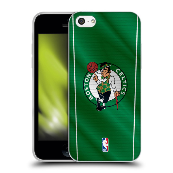 NBA Boston Celtics Vertical Banner Soft Gel Case for Apple iPhone 5c