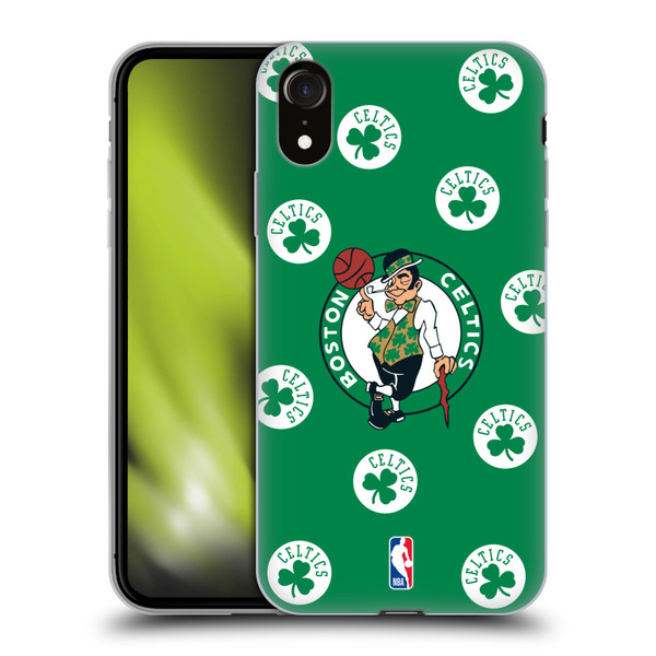 NBA Boston Celtics Patterns Soft Gel Case for Apple iPhone XR
