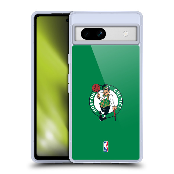 NBA Boston Celtics Plain Soft Gel Case for Google Pixel 7a
