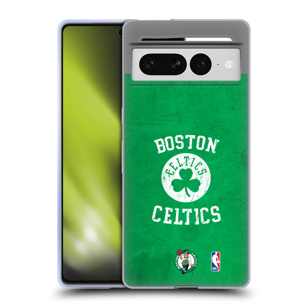 NBA Boston Celtics Distressed Soft Gel Case for Google Pixel 7 Pro
