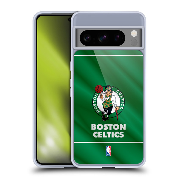 NBA Boston Celtics Horizontal Banner Soft Gel Case for Google Pixel 8 Pro