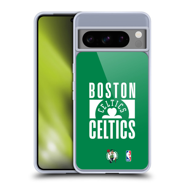 NBA Boston Celtics Typography Soft Gel Case for Google Pixel 8 Pro