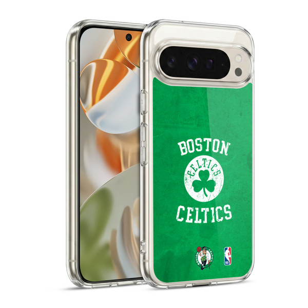 NBA Boston Celtics Distressed Soft Gel Case for Google Pixel 9 / Pixel 9 Pro