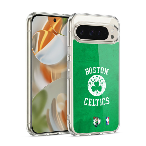 NBA Boston Celtics Distressed Soft Gel Case for Google Pixel 9 / Pixel 9 Pro