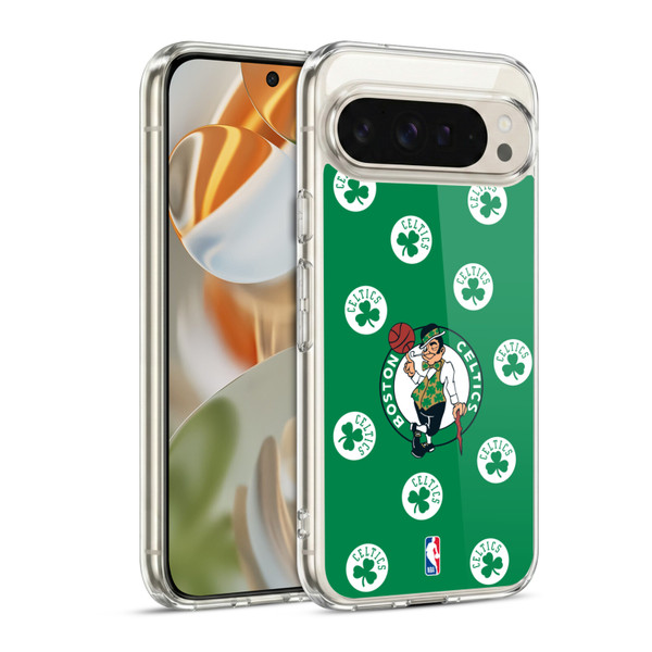 NBA Boston Celtics Patterns Soft Gel Case for Google Pixel 9 / Pixel 9 Pro