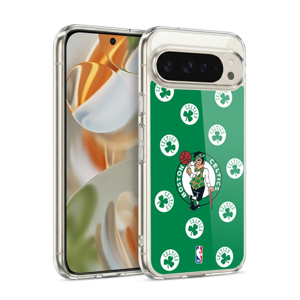 NBA Boston Celtics Patterns Soft Gel Case for Google Pixel 9 / Pixel 9 Pro