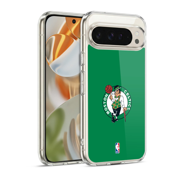 NBA Boston Celtics Plain Soft Gel Case for Google Pixel 9 / Pixel 9 Pro