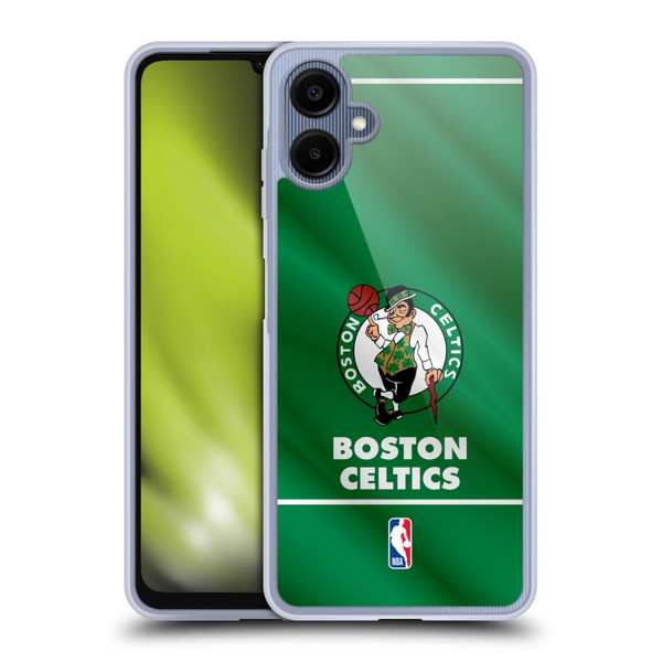 NBA Boston Celtics Horizontal Banner Soft Gel Case for Samsung Galaxy A06 4G / 5G