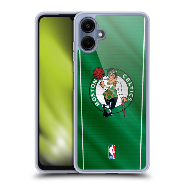 NBA Boston Celtics Vertical Banner Soft Gel Case for Samsung Galaxy A06 4G / 5G