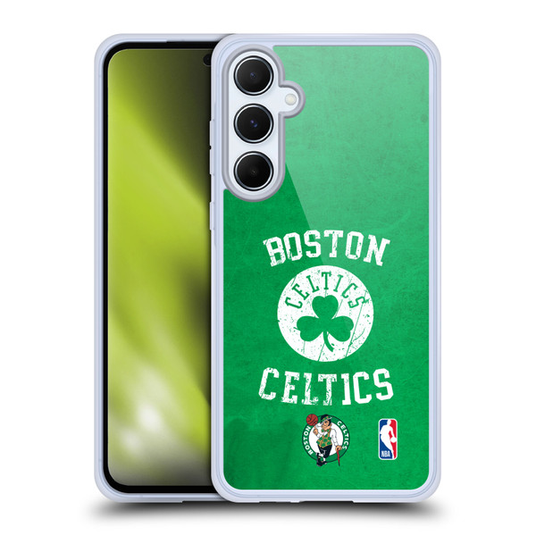 NBA Boston Celtics Distressed Soft Gel Case for Samsung Galaxy A55 5G