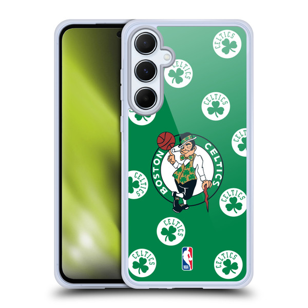 NBA Boston Celtics Patterns Soft Gel Case for Samsung Galaxy A55 5G