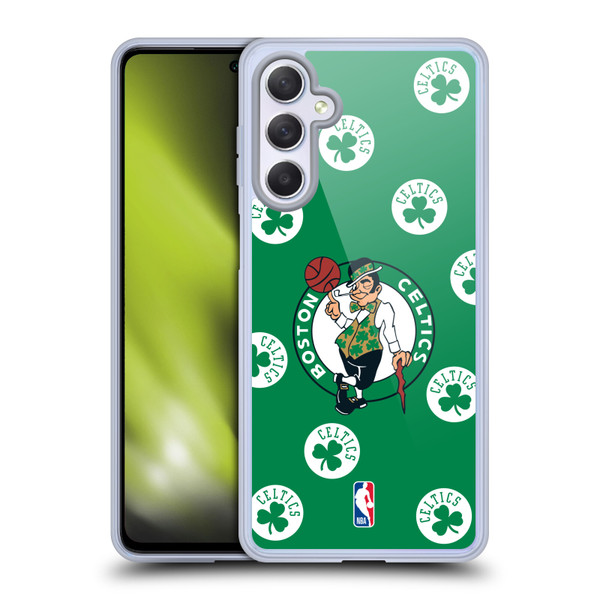 NBA Boston Celtics Patterns Soft Gel Case for Samsung Galaxy M54 5G