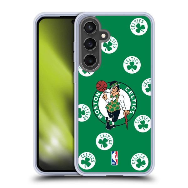 NBA Boston Celtics Patterns Soft Gel Case for Samsung Galaxy S24 FE & MagSafe