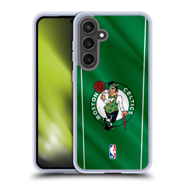 NBA Boston Celtics Vertical Banner Soft Gel Case for Samsung Galaxy S24 FE & MagSafe