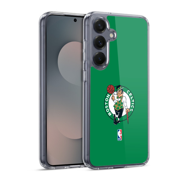 NBA Boston Celtics Plain Soft Gel Case for Samsung Galaxy S25 & MagSafe