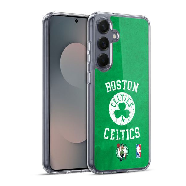 NBA Boston Celtics Distressed Soft Gel Case for Samsung Galaxy S25+ & MagSafe