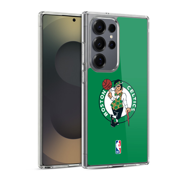 NBA Boston Celtics Plain Soft Gel Case for Samsung Galaxy S25 Ultra & MagSafe