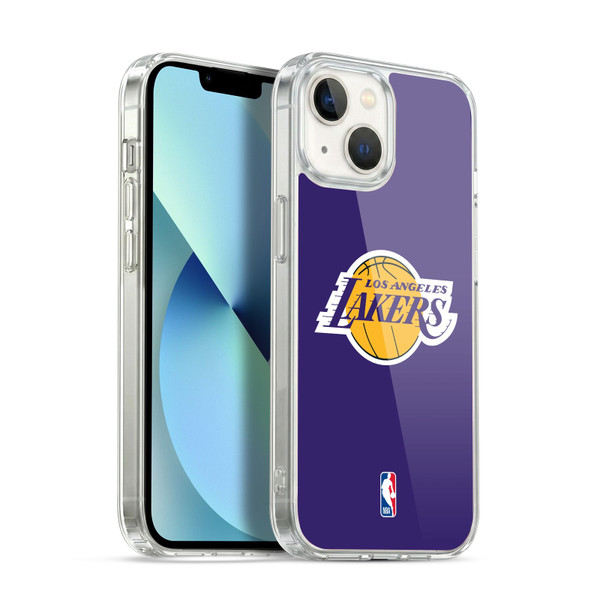 NBA Los Angeles Lakers Plain Soft Gel Case for Apple iPhone 13
