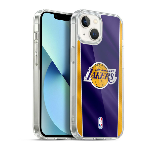 NBA Los Angeles Lakers Vertical Banner Soft Gel Case for Apple iPhone 13