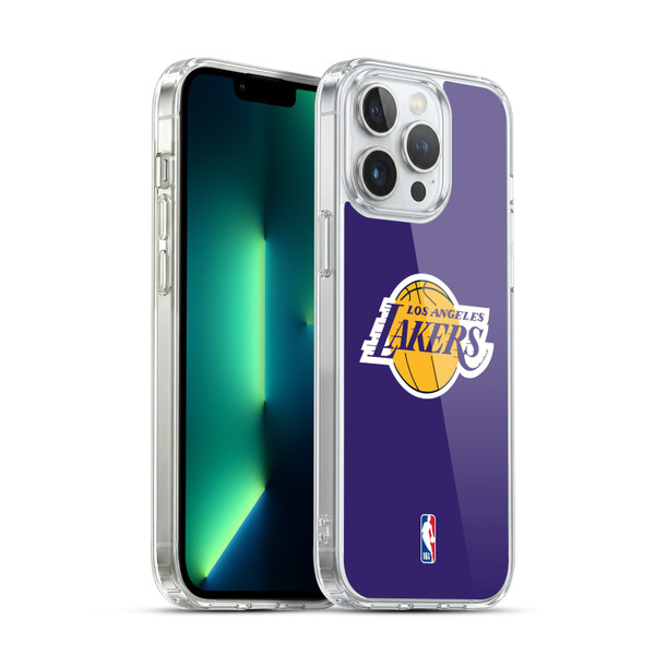 NBA Los Angeles Lakers Plain Soft Gel Case for Apple iPhone 13 Pro Max & MagSafe