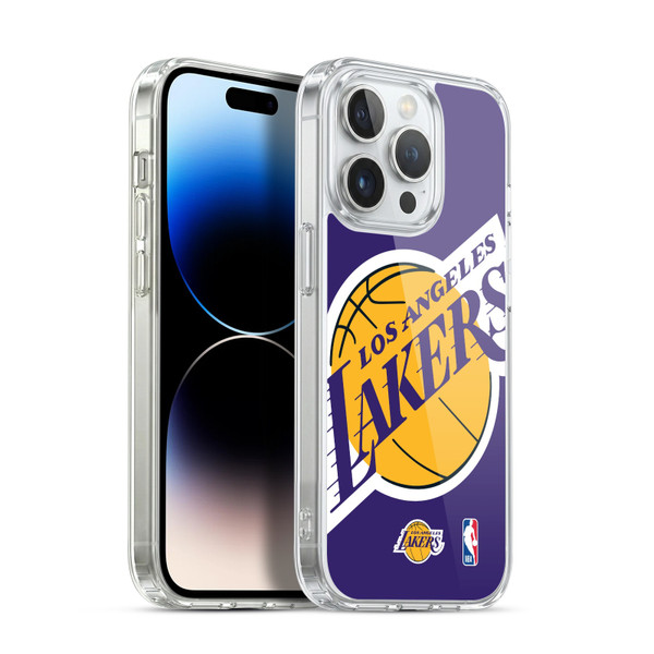 NBA Los Angeles Lakers Oversized Soft Gel Case for Apple iPhone 13 Pro & MagSafe