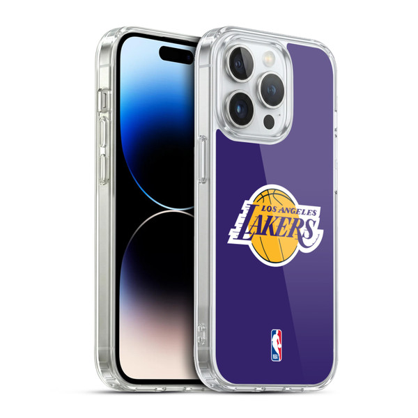 NBA Los Angeles Lakers Plain Soft Gel Case for Apple iPhone 13 Pro & MagSafe