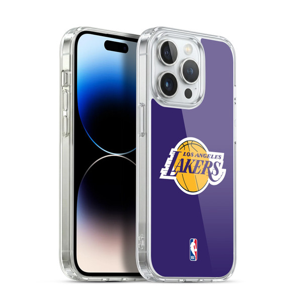 NBA Los Angeles Lakers Plain Soft Gel Case for Apple iPhone 13 Pro & MagSafe