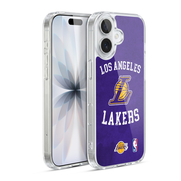 NBA Los Angeles Lakers Distressed Soft Gel Case for Apple iPhone 17
