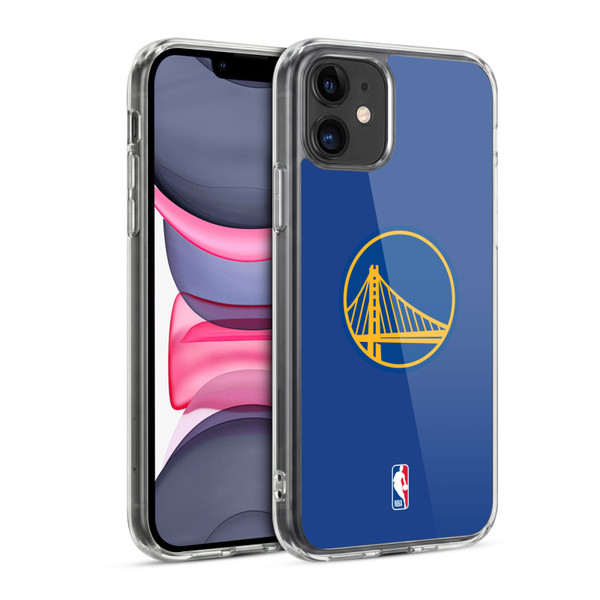 NBA Golden State Warriors Plain Soft Gel Case for Apple iPhone 11