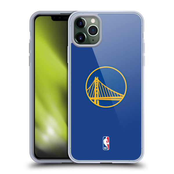 NBA Golden State Warriors Plain Soft Gel Case for Apple iPhone 11 Pro Max & MagSafe