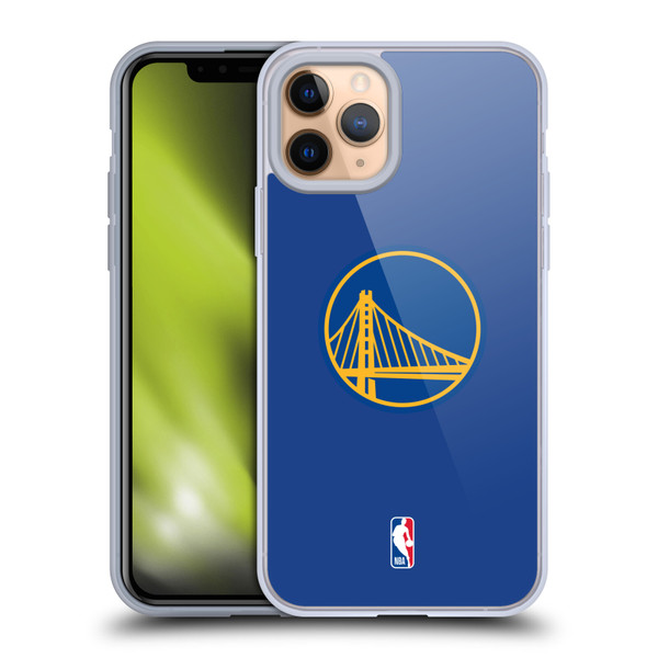 NBA Golden State Warriors Plain Soft Gel Case for Apple iPhone 11 Pro & MagSafe