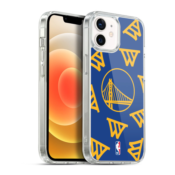 NBA Golden State Warriors Patterns Soft Gel Case for Apple iPhone 12 / iPhone 12 Pro & MagSafe